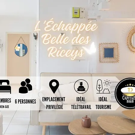 L'echappee Belle Des Riceys - 6 Pers アパート